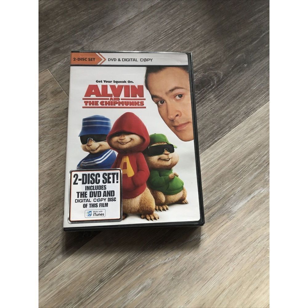 *Alvin And The Chipmunks Get Your Squeak On. 2 Disc DVD Set . Sealed.